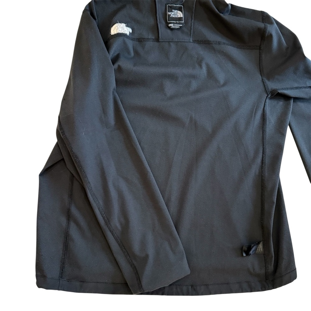 The North Face pullover windbreaker 1/4 zip stand collar hidden chest pocket - Picture 14 of 15